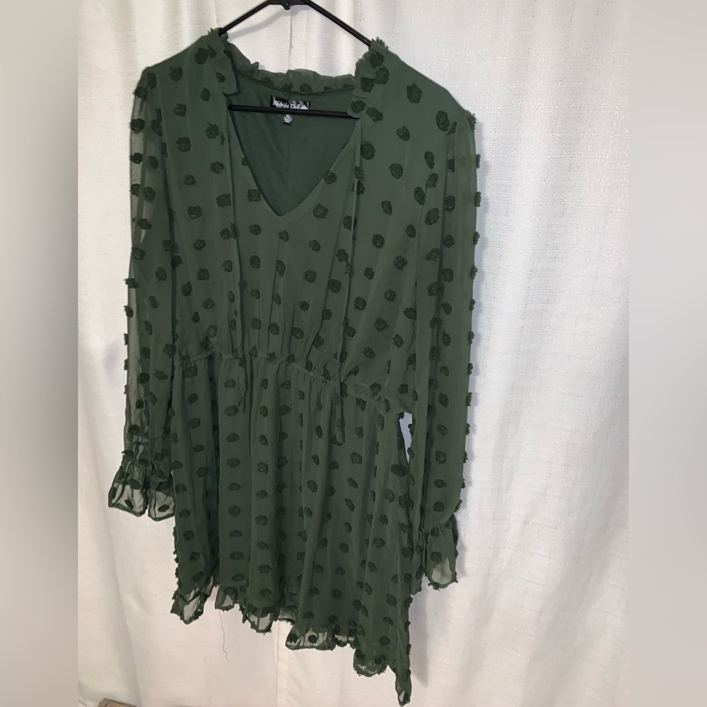 Olive green Dress